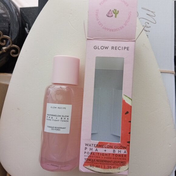 Glow Recipe Watermelon Glow PHA + BHA Pore Tight Toner 40 ML 1.35 FL OZ Skincare - Picture 2 of 4